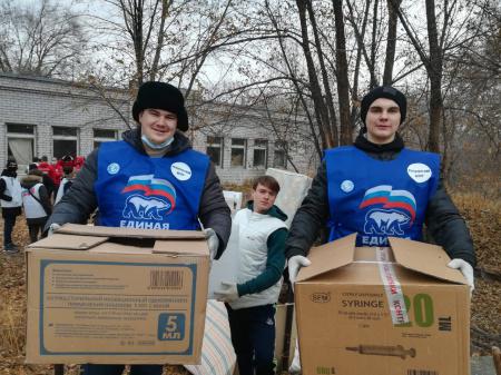 Волонтеры в Волгограде помогли медучреждению в уборке складских помещений