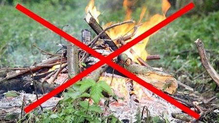 За разжигание костра во дворе грозит штраф до 5000 рублей!