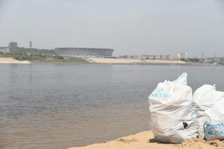 "Вода России": в Волгоградском регионе очищены от мусора 445 км берегов рек и озёр