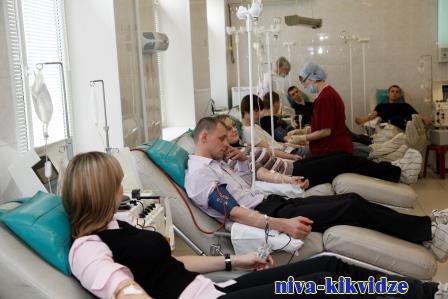 В волгоградском регионе растёт число доноров