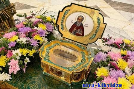 В Волгоград прибыл ковчег с частицей мощей Сергия Радонежского
