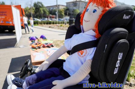 Волгоградским водителям напомнили о мерах безопасности при перевозке детей