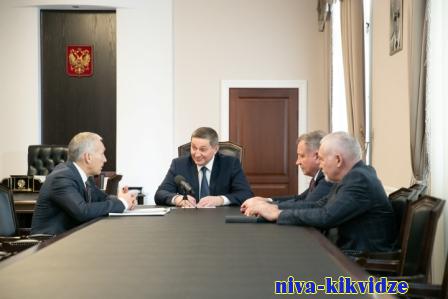 Андрей Бочаров провел рабочую встречу с Юрием Сорокиным