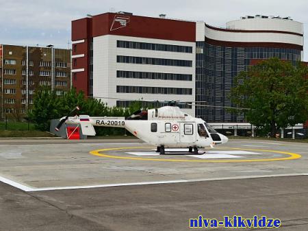 В Волгоградской области вертолёты санитарной авиации продолжают плановую работу