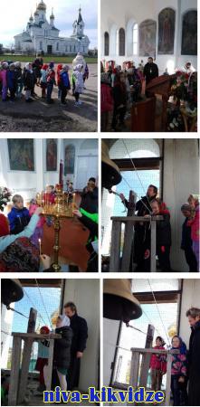 Воспитанники детского сада «Аленушка» посетили Храм Преображения Господня