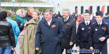 В Волгограде на интерактивных площадках празднования 78-летия Великой Победы побывал губернатор