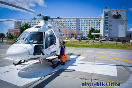 150 вылетов с начала года совершил вертолёт санитарной авиации в волгоградском регионе