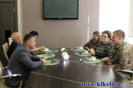 Глава района С.Н. Савин провёл встречу с участником СВО