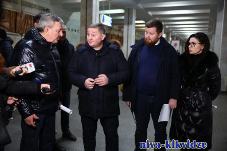 Андрей Бочаров проинспектировал ход работ по модернизации волгоградского метротрама