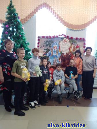 В хуторе Калиновском организовали для детворы "Рождественские весёлые старты"