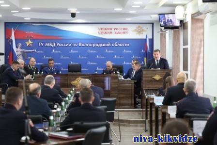 Андрей Бочаров принял участие в заседании коллегии ГУ МВД по Волгоградской области