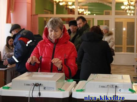 Киквидзенцы принимают активное участие в голосовании на президентских выборах