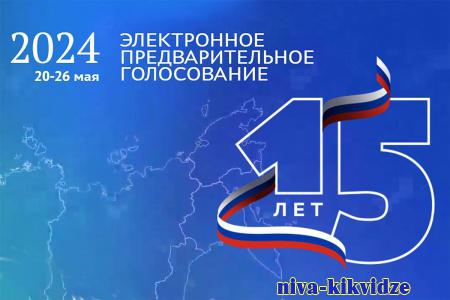 С 20 по 26 мая партия «Единая Россия» проведет электронное предварительное голосование