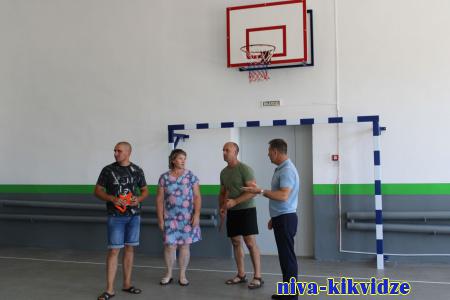 В спортивном зале Озёркинской основной школы заканчились ремонтные работы спортивного зала