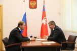 Денис Мантуров и Андрей Бочаров провели рабочую встречу