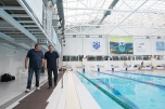 Андрей Бочаров посетил базу подготовки олимпийской сборной РФ по плаванию