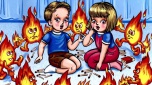 Детская шалость с огнем часто становится причиной пожаров