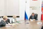 Андрей Бочаров принял участие в видеоселекторе с Владимиром Устиновым