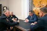 Андрей Бочаров провёл рабочую встречу с руководством Управления на транспорте МВД России по ПФО