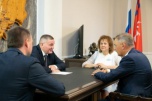 Андрей Бочаров провел рабочую встречу с руководством федеральной и региональной нотариальных палат