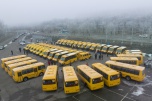 Волгоградская область получила 55 новых школьных автобусов