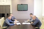 Глава района провёл встречу с представителями областных структур