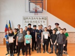В Завязенской школе соревновались юные казачата