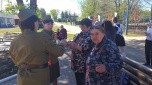 Акции «Окна Победы» и «Георгиевская ленточка» прошли в Гришинском СДК