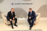 Андрей Бочаров и Александр Беглов провели рабочую встречу на ПМЭФ-2023
