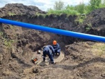 Волгоградская область помогла заменить водовод в подшефном районе ЛНР
