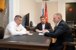 Андрей Бочаров провёл рабочую встречу с Сергеем Горняковым