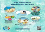 Научите детей правилам поведения на воде