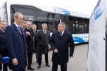 Вице-премьер Дмитрий Григоренко оценил развитие электротранспорта в Волгограде: городской парк пополнили электробусы
