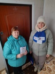 Представители УИК рассказывают жителям Киквидзенского района всё о выборах Президента