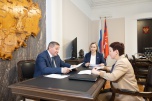 Андрей Бочаров провел рабочую встречу с руководителем Росреестра по Волгоградской области