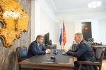 Андрей Бочаров провел рабочую встречу с Сергеем Горняковым
